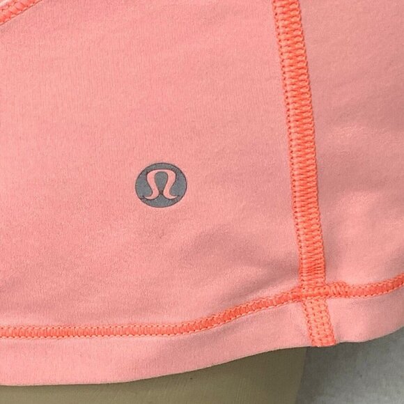 Lululemon Kanto Catch Me Cross Back Flash Tank Top Womens size 6 Peachy Pink - Picture 7 of 10